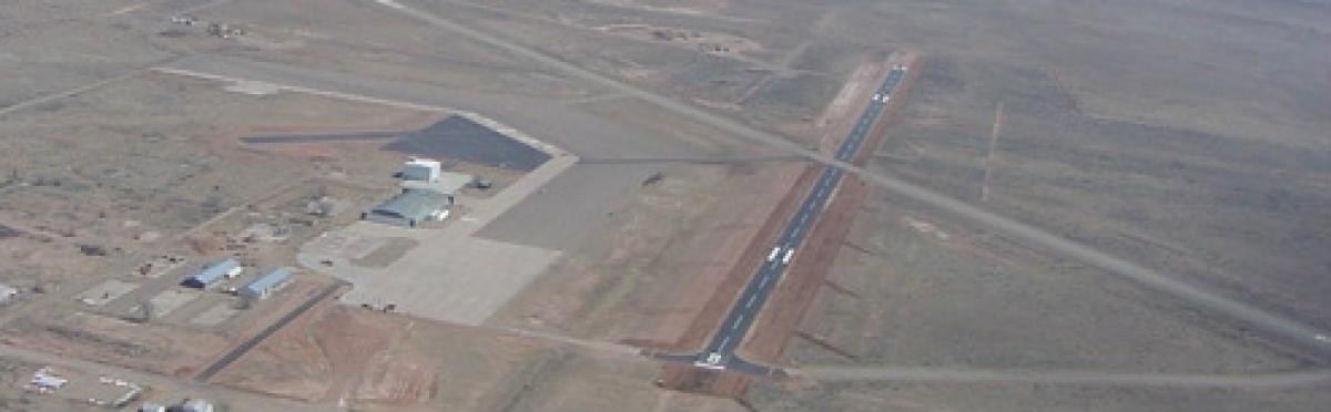 Fort Sumner Municipal Airport Industrial Park aerial view