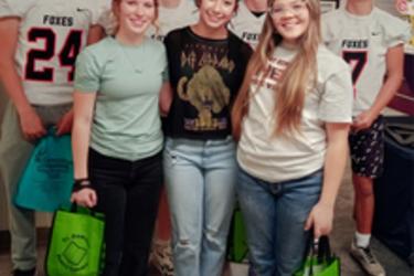 Would like to Thank the DeBaca Family Practice for inviting us to the Health Fair. We had a really great turn out and here is a picture of the kids with their Minnie ears with our cool green bags from the Library. So sorry to all the teachers for the noise and distractions after they returned to class.