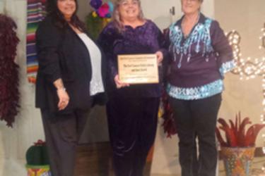 Thank you to The Fort Sumner Chamber of Commerce for honoring The Fort Sumner Public Library and The Library Board as Business of The Year. We are humbled and honored. It is genuinely a pleasure to serve our wonderful community. Thank you to the members of The Library Board: Anne Luna Heather McConnell, Kelsey McCollum, Binto Stallard, Norma Soto, and Shannon Smith. We couldn't do it without the support of our City Council, Mayor Louie Gallegos, everyone at City Hall, and the Street Dept. guys who help with
